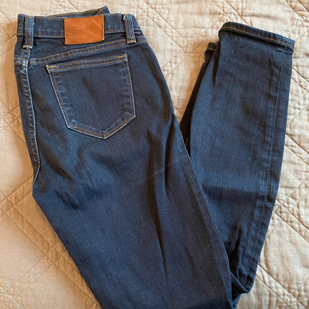 JCrew Toothpick Ankle Jeans, size 27